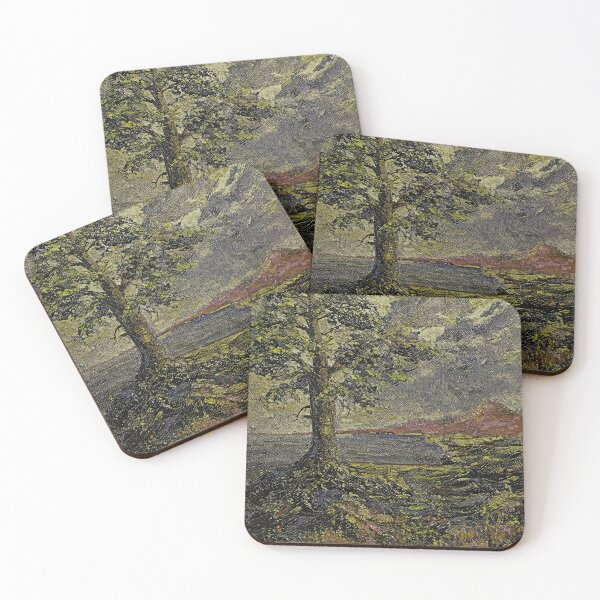 Item preview, Oil painting Landscape with mountains, Edited, #13 designed and sold by MariDaniArt.