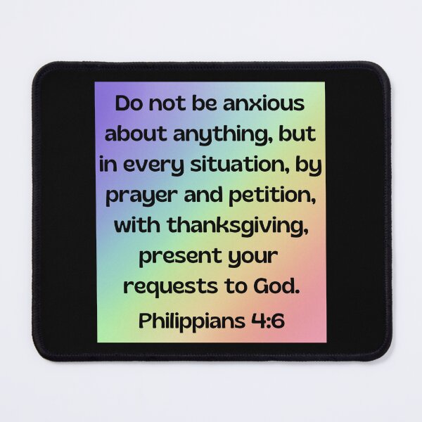 Item preview, Bible Verse Philippians 4:6 designed and sold by Prayingwarrior.