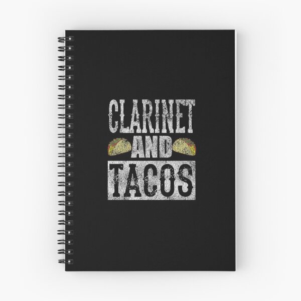 Item preview, Clarinet and Tacos Funny Taco Band Distressed designed and sold by Tee Kaboom!.
