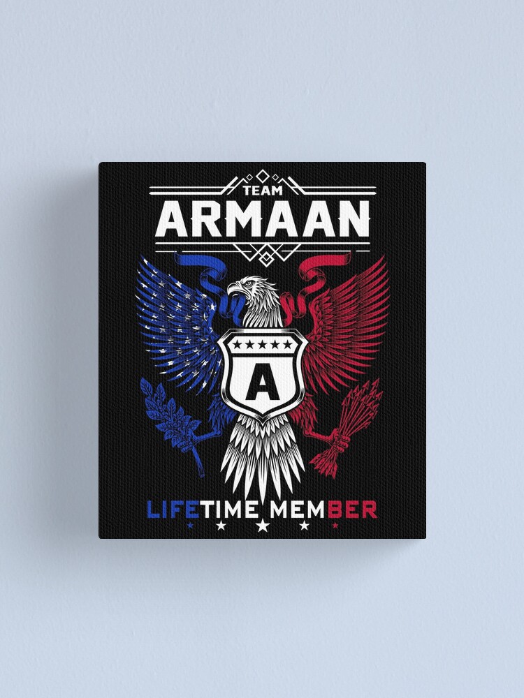 Armaan Name T Shirt - Armaan Eagle Lifetime Member Gift Item Tee