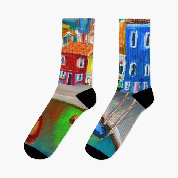 Item preview, Oil Painting Of Narrow Canal In Italy designed and sold by concettaellis.