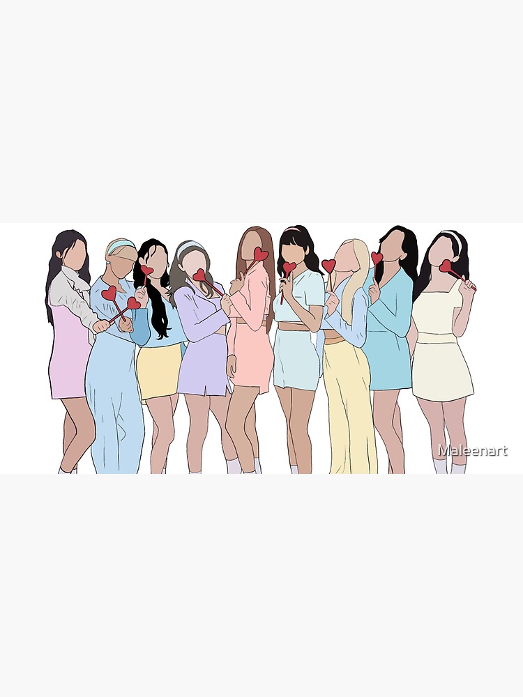 Twice Lovely (all Members) Sticker by luluartAneesha