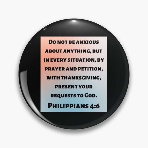 Item preview, Bible Verse Philippians 4:6 designed and sold by Prayingwarrior.