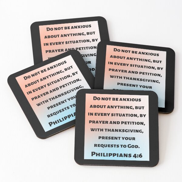 Item preview, Bible Verse Philippians 4:6 designed and sold by Prayingwarrior.