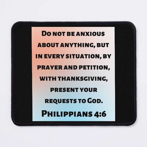 Item preview, Bible Verse Philippians 4:6 designed and sold by Prayingwarrior.