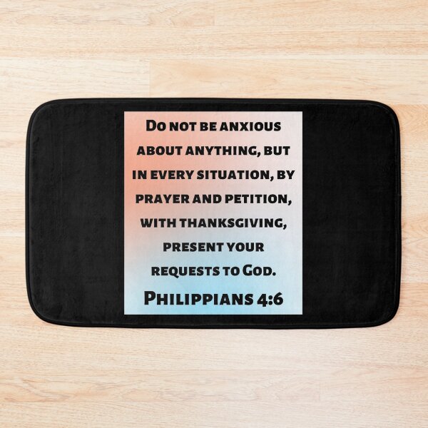 Item preview, Bible Verse Philippians 4:6 designed and sold by Prayingwarrior.