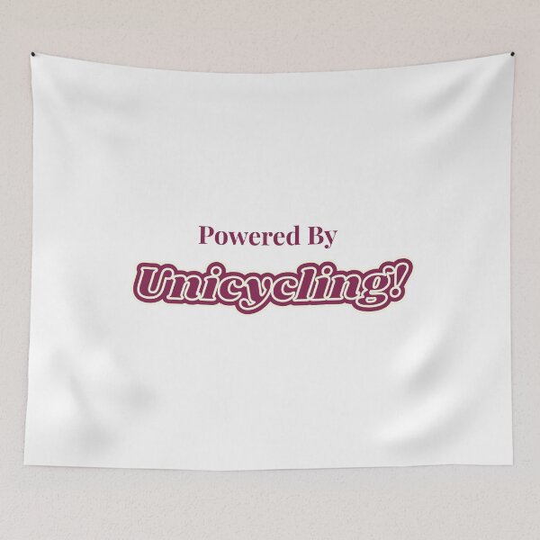 Item preview, Powered By Unicycling designed and sold by cooldesignsalot.