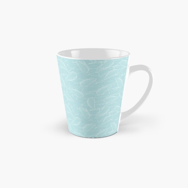 Mussel Shells in Turquoise Tall Mug