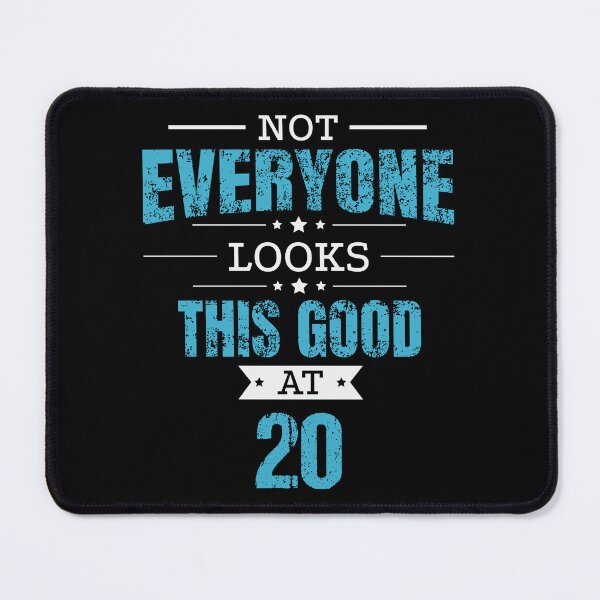Item preview, 20th Birthday Gift Retro Twenty 20 Years Looks This Good Blue designed and sold by haselshirt.