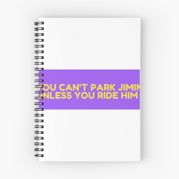 Item preview, YOU CAN'T PARK JIMIN  designed and sold by DiscoVibes.
