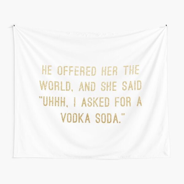 Item preview, Vodka Soda designed and sold by Random Acts of Cotton.