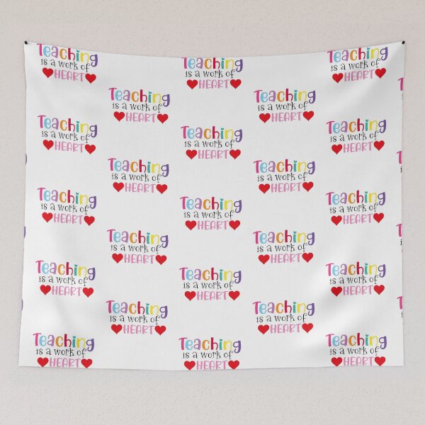 Item preview, Teaching is a work of Heart designed and sold by Orchyd.