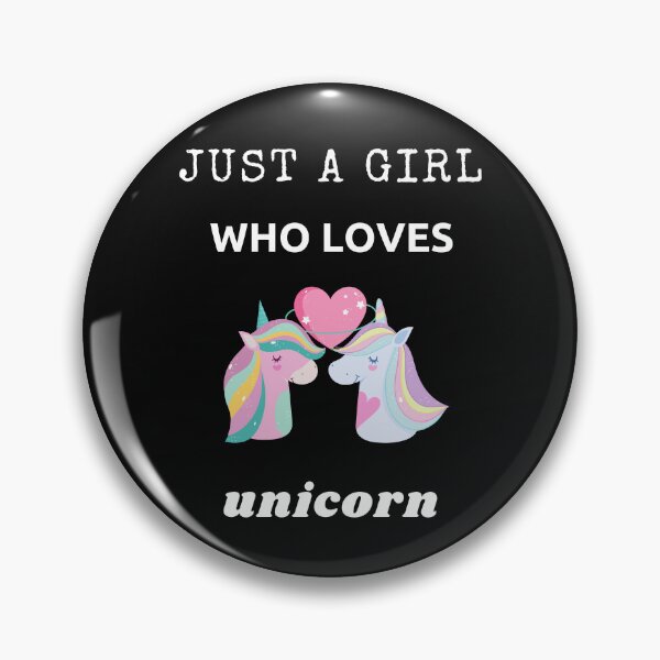 Item preview, Just A Girl Who Loves Unicorn Funny Unicorn lover designed and sold by Terisdesign.