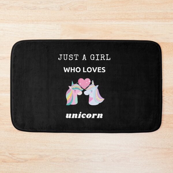 Item preview, Just A Girl Who Loves Unicorn Funny Unicorn lover designed and sold by Terisdesign.