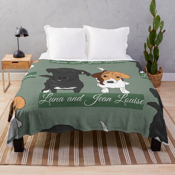 Luna and Jean Louise Throw Blanket