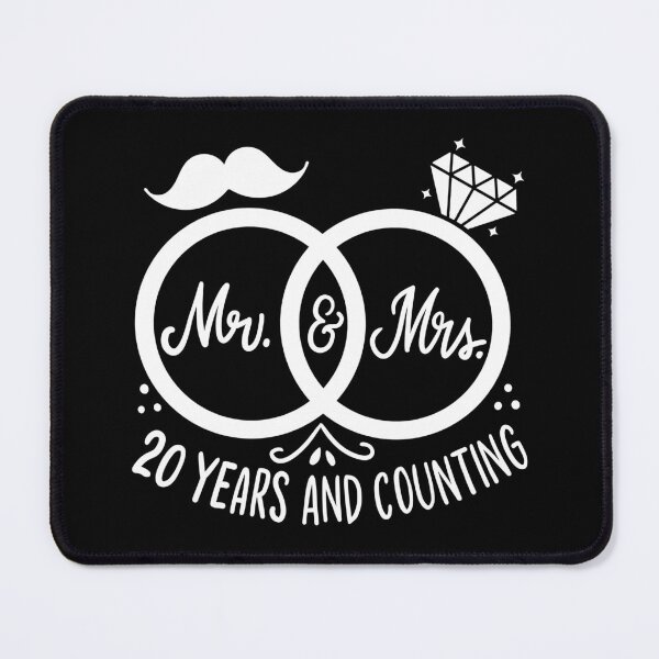 Item preview, 20th Wedding Anniversary - Mr. And Mrs 20 Years Married designed and sold by haselshirt.