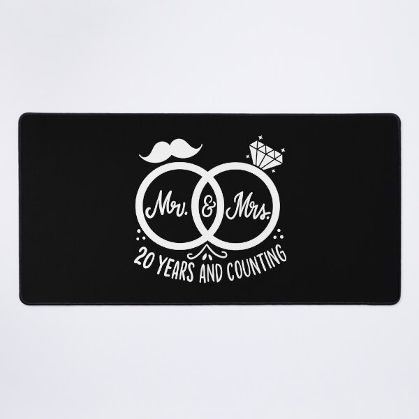 Item preview, 20th Wedding Anniversary - Mr. And Mrs 20 Years Married designed and sold by haselshirt.