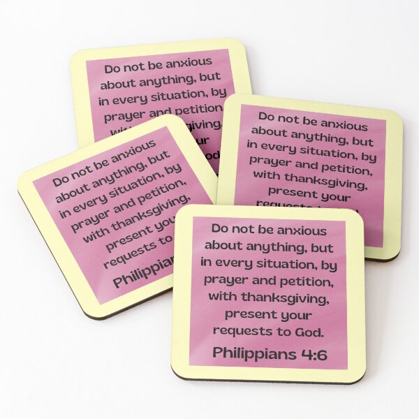 Item preview, Bible Verse Philippians 4:6 designed and sold by Prayingwarrior.