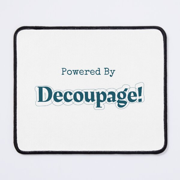 Item preview, Powered By Decoupage designed and sold by cooldesignsalot.