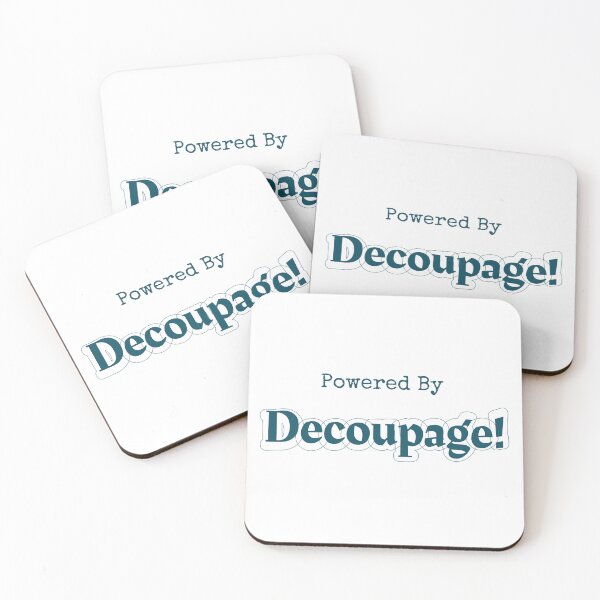 Item preview, Powered By Decoupage designed and sold by cooldesignsalot.