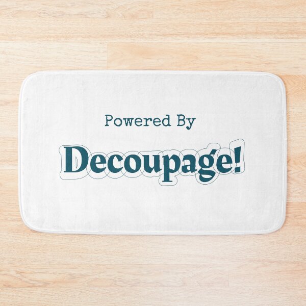 Item preview, Powered By Decoupage designed and sold by cooldesignsalot.