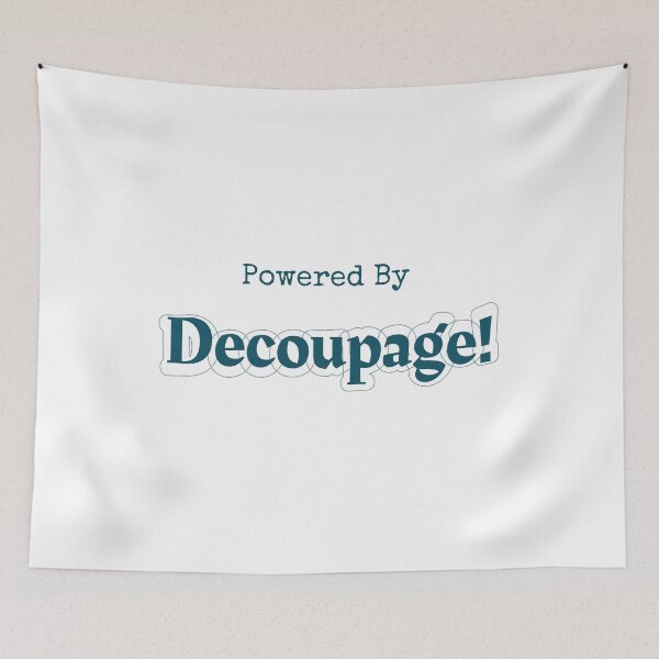 Item preview, Powered By Decoupage designed and sold by cooldesignsalot.