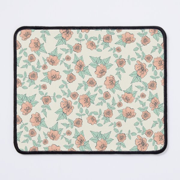 Item preview, California Wild Rose Pastel Botanical Pattern designed and sold by WalkSimplyArt.