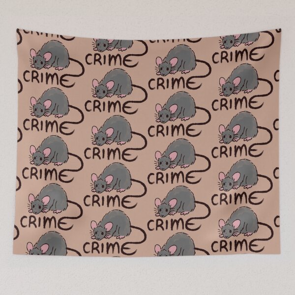 Item preview, Gray Dark Tail Crime Rat designed and sold by Maplebreeze.