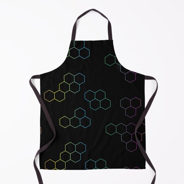 Item preview, Rainbow colored hexagons designed and sold by ReflectedCrafts.