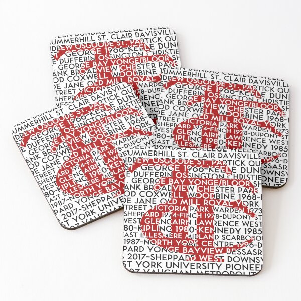 Item preview, TTC  monogram with all 75 station names blended in designed and sold by JayFinn74.
