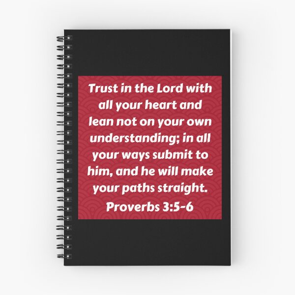 Item preview, Bible Verse Proverbs 3:5-6 designed and sold by Prayingwarrior.
