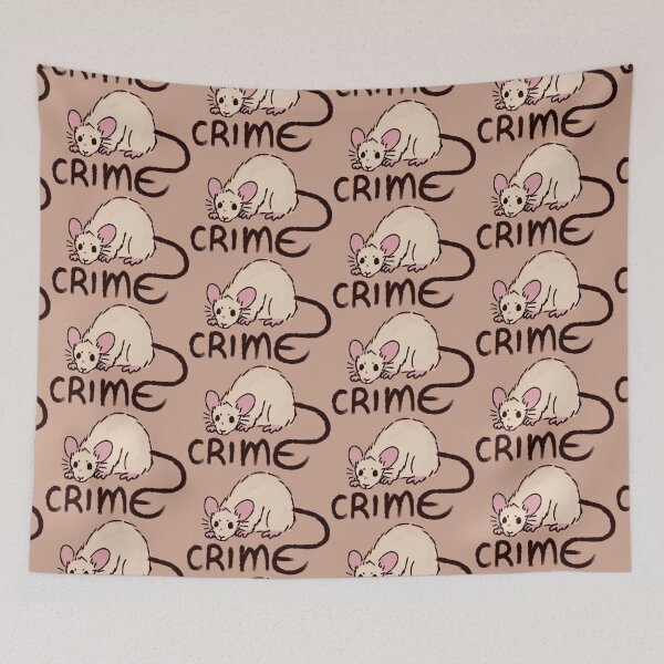 Item preview, Cream Dark Tail Crime Rat designed and sold by Maplebreeze.