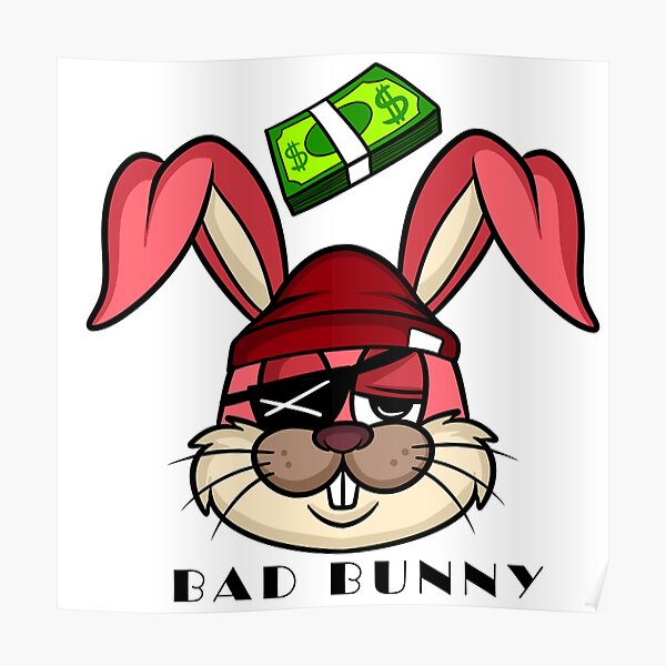 bad-bunny-target-a-bad-bunny-poster-for-sale-by-d-neweleg-redbubble