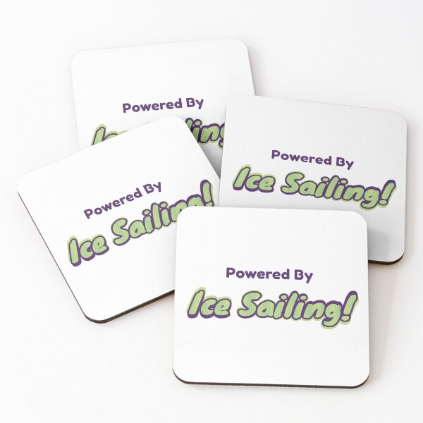 Item preview, Powered By Ice Sailing designed and sold by cooldesignsalot.