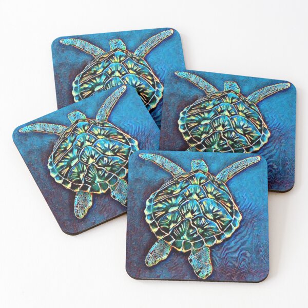 Item preview, Sea Turtle in the Blue designed and sold by rossartstudio.