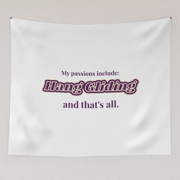 Item preview, Hang Gliding is my passion designed and sold by cooldesignsalot.