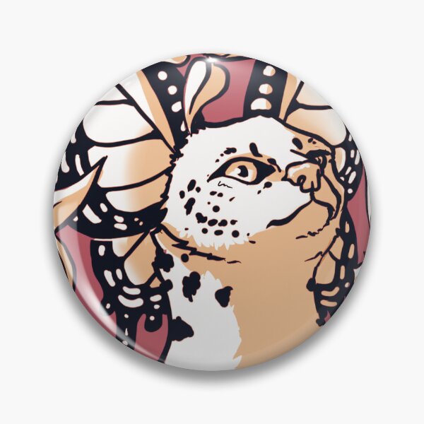 Item preview, Curious Butterfly Cat designed and sold by Cauliflander.