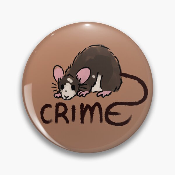 Item preview, White Spotted Black Dark Tail Crime Rat designed and sold by Maplebreeze.