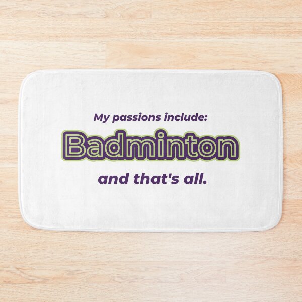 Item preview, Badminton is my passion designed and sold by cooldesignsalot.