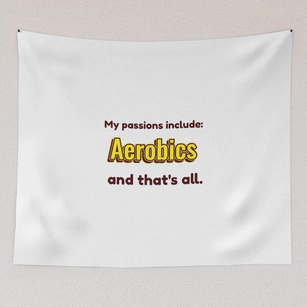 Item preview, Aerobics is my passion designed and sold by cooldesignsalot.