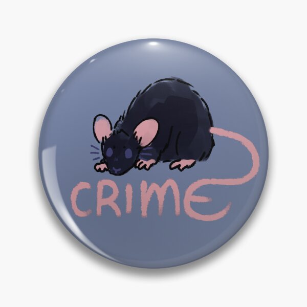 Item preview, Blue-Black Pink Tail Crime Rat designed and sold by Maplebreeze.