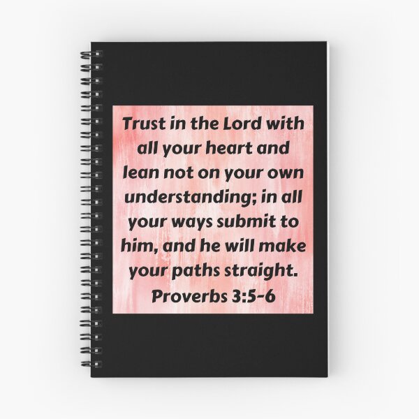 Item preview, Bible Verse Proverbs 3:5-6 designed and sold by Prayingwarrior.