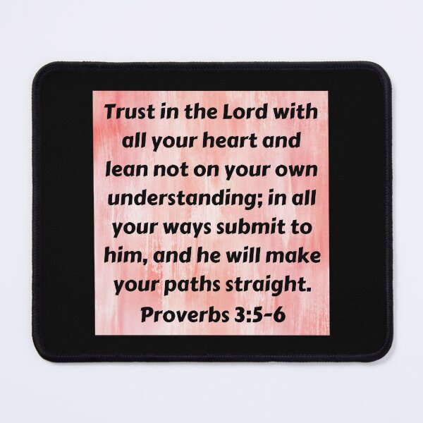 Item preview, Bible Verse Proverbs 3:5-6 designed and sold by Prayingwarrior.