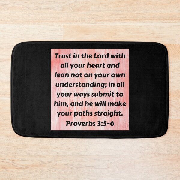 Item preview, Bible Verse Proverbs 3:5-6 designed and sold by Prayingwarrior.