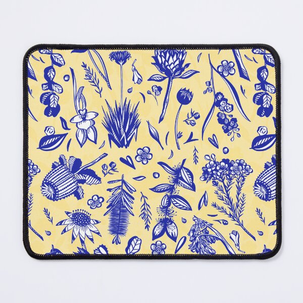 Item preview, Australian Flower Sketches Yellow designed and sold by SakuraSkies.