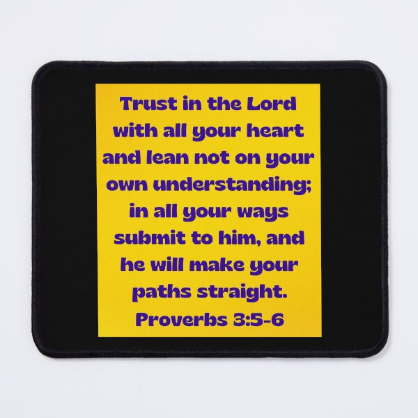 Item preview, Bible Verse Proverbs 3:5-6 designed and sold by Prayingwarrior.