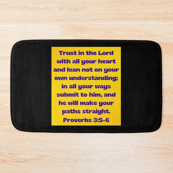 Item preview, Bible Verse Proverbs 3:5-6 designed and sold by Prayingwarrior.