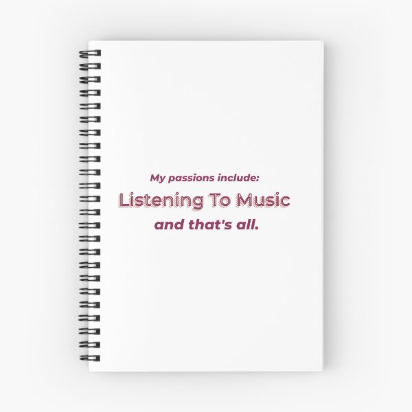 Item preview, Listening To Music is my passion designed and sold by cooldesignsalot.
