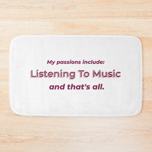 Item preview, Listening To Music is my passion designed and sold by cooldesignsalot.
