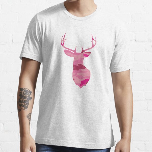 Deer Camo T-Shirt, Men's tshirt, Graphic Tee, Deer shirt, Antlers, Unisex T-shirt, Camo Hunting Shirt, Gift for guys, graphic tshirt  Essential T-Shirt for Sale by Nathan Carter